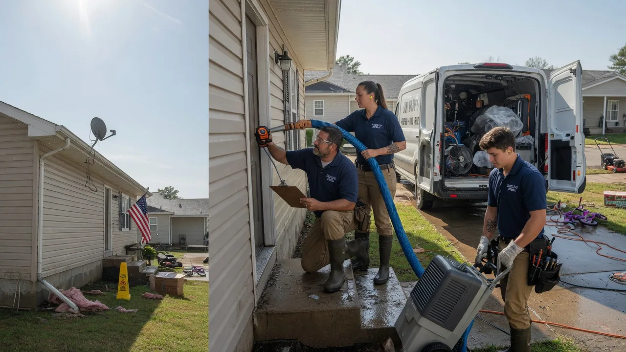 Ceiling Water Damage Restoration in Seward, IL near me